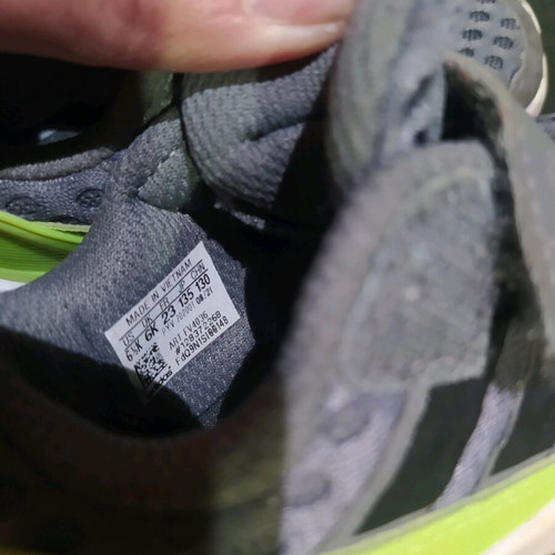 Adidas gray athletic shoes size 23 like new