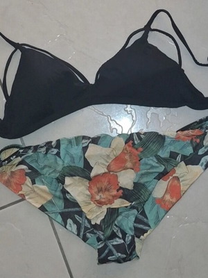 Esmara women's swimwear set, size L, multicolor, 4 pieces