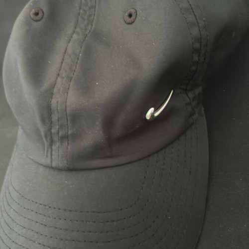 Nike cap with metal logo, black, new