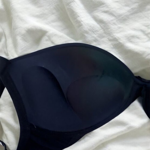 Love Secret Bra new, black and silver A.A UNDERWEAR