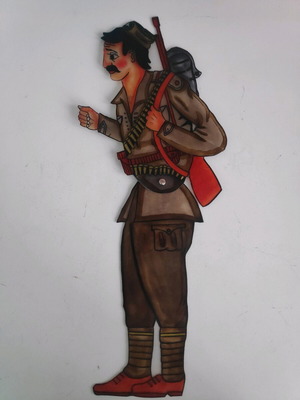Kostis shadow theater figure new, professional plastic