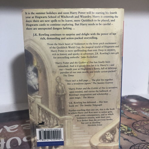 Harry Potter and the Goblet of Fire first edition paperback book