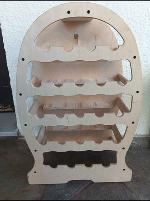 Wooden wine storage rack new, handmade
