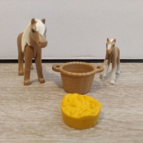 Playmobil Country Horse with Foal like new
