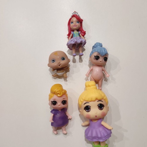 Shopkins, Mattel, DeAgostini, Disney dolls used in excellent condition