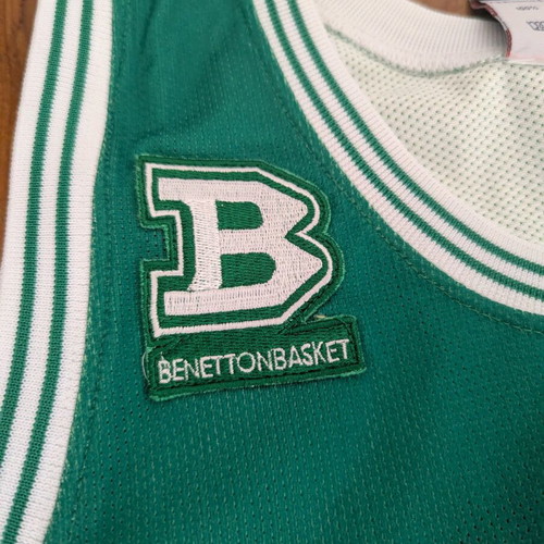 Benetton Treviso jersey authentic used, size small fitting medium-large