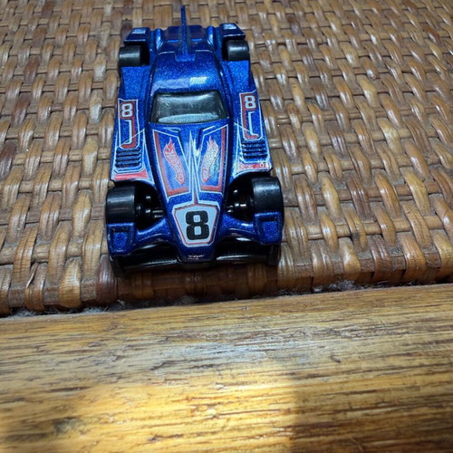 Blue Formul8 Hot Wheels diecast car used toy