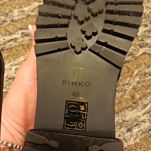 Pinko booties used, size 40, blue