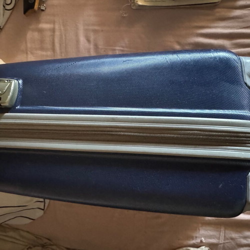 Delsey Paris Hand Luggage suitcase used, dark blue, 52x30x21 cm