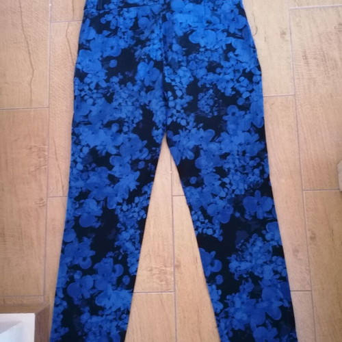 Banana Republic pants new, size UK12 US10 L, blue and black