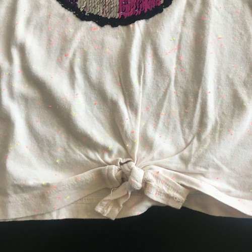 Emoji sleeveless top for girl 11-12 years used, Rainbow Shades