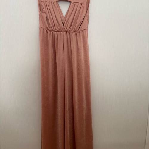 Pink maxi romantic dress Moutakis used, size M