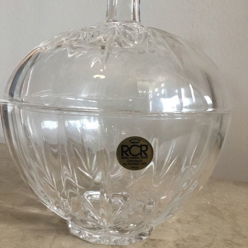 Crystal Candy Dish RCR Royal Crystal Rock new