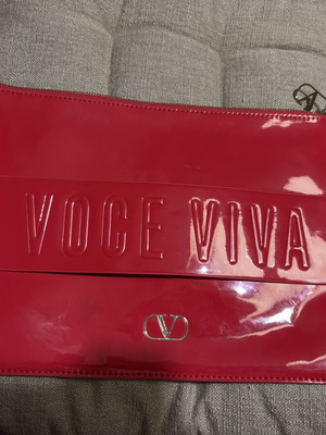 Valentino clutch κόκκινο