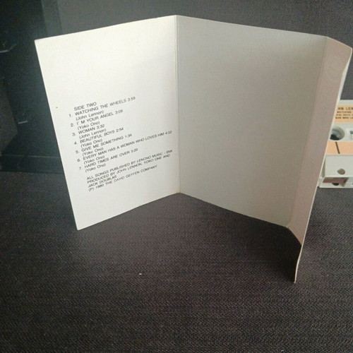 John Lennon and Yoko Ono cassette tape like new, rock