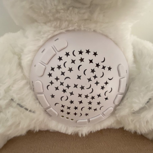Baby plush toys with white noise projector and stroller toy
