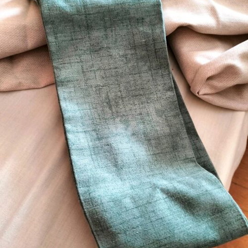 Heavy shading curtain used, cotton fabric, 1.50x2.40m, apricot color