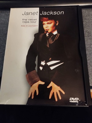 Janet Jackson The Velvet Rope Tour Live in Concert DVD like new, pop