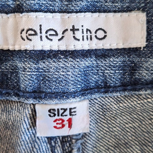 Celestino Medium Blue Bootcut Jeans, Blue Denim