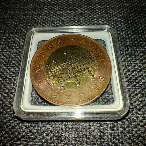 Czech Republic 3-coin collector set 1 Kč 5 Kč 50 Kč bi-metallic