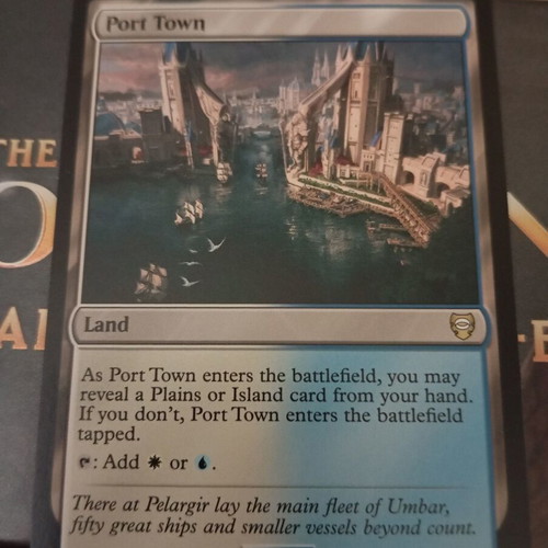 Magic the Gathering Port Town new, Commander: The Lord of the Rings