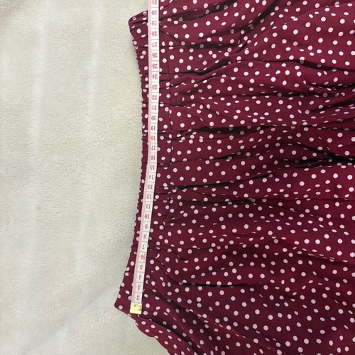 Addloft women's skirt burgundy polka dot, like new, size Medium