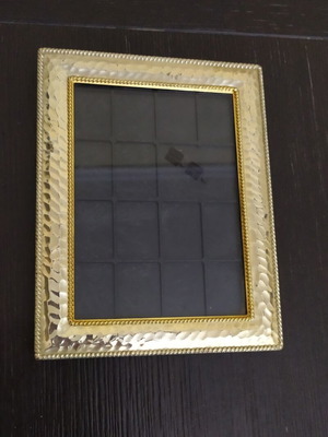 Plastic photo frame used, 22x17 cm