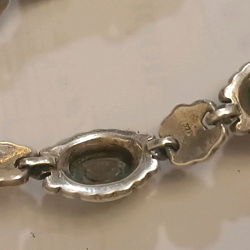 Antique silver 925 bracelet like new with cypress shades
