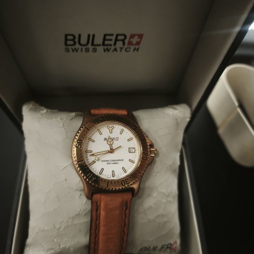 Buler Ocean Conqueror Diver Watch Ref. 38021, Sapphire, 200m, NOS