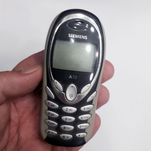 Siemens A 52 mobile phone used, beige