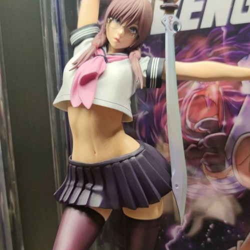 Anime PVC figures used, girls set