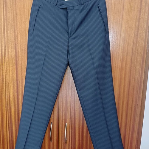 Ted Lapidus suit blue with thin stripe like new