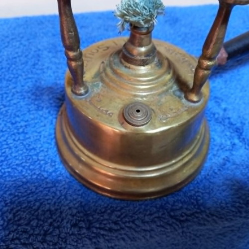Brass vintage gas stove used, made in Egypt