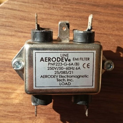 EMI Filter 250V 6A Aerodev PNF 223-G-6A single phase like new
