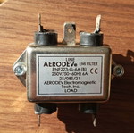 EMI Filter 250V 6A Aerodev PNF 223-G-6A single phase like new