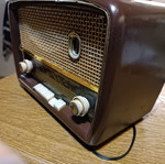 Vintage γερμανικό προπολεμικό ραδιόφωνο με λυχνίες μεταχειρισμένο