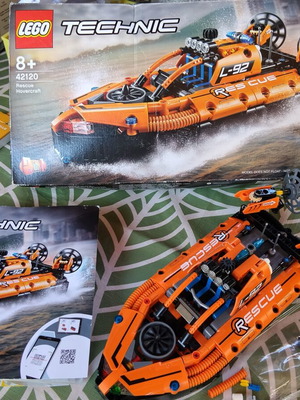 Lego Technic Rescue Hovercraft 42120 used with box and remote