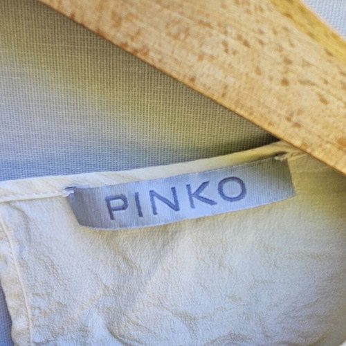Pinko 100% silk blouse size S, beige
