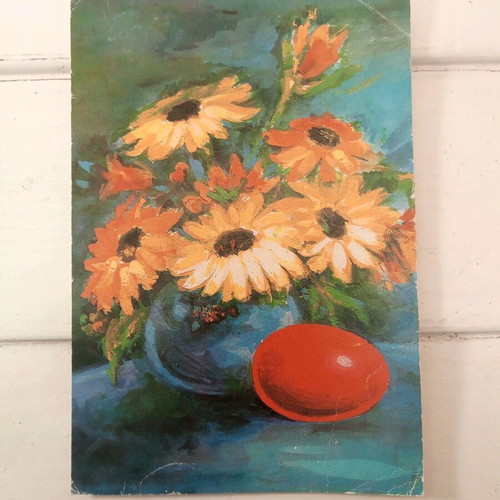Easter theme postcard 17x11 cm without marks new