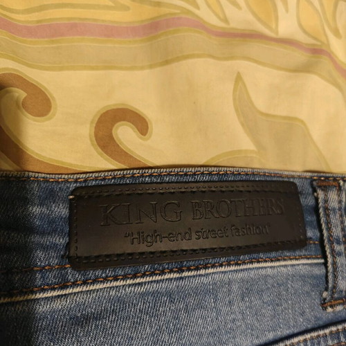 King Brothers jeans slim fit like new, blue, size L