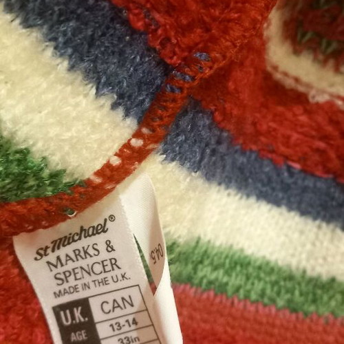 Marks & Spencer cardigan used, multicolor, size M