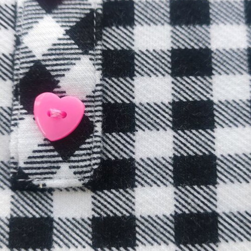H&M girls dress with bolero like new, black and white gingham check