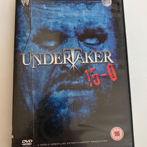 WWE Undertaker 15-0 2007 Silver Vision DVD used, good condition
