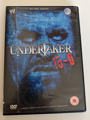 WWE Undertaker 15-0 2007 Silver Vision DVD used, good condition