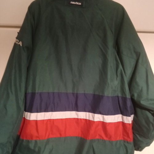 Nautica reversible jacket like new, beige and green, size XL