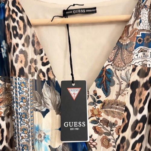Guess dress new with tag, multicolor, size M