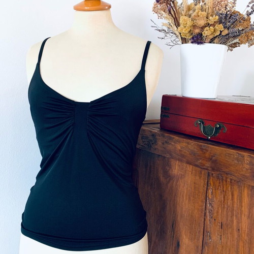 Veloudakis Black Jersey Top like new, size S