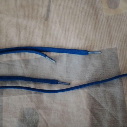 Blue shoelaces new, length 130cm
