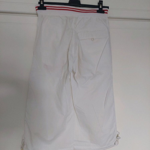 Γυναικείο παντελόνι Nordic Loose (S) σαν καινούργιο, λευκό με κόκκινες λεπτομέρειες