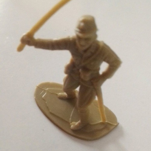 Japanese Officer Figure like new set with 4 Solpa soldiers